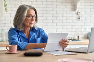 Adult senior 60s woman